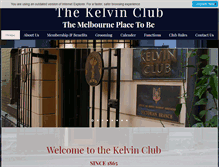 Tablet Screenshot of kelvinclub.com